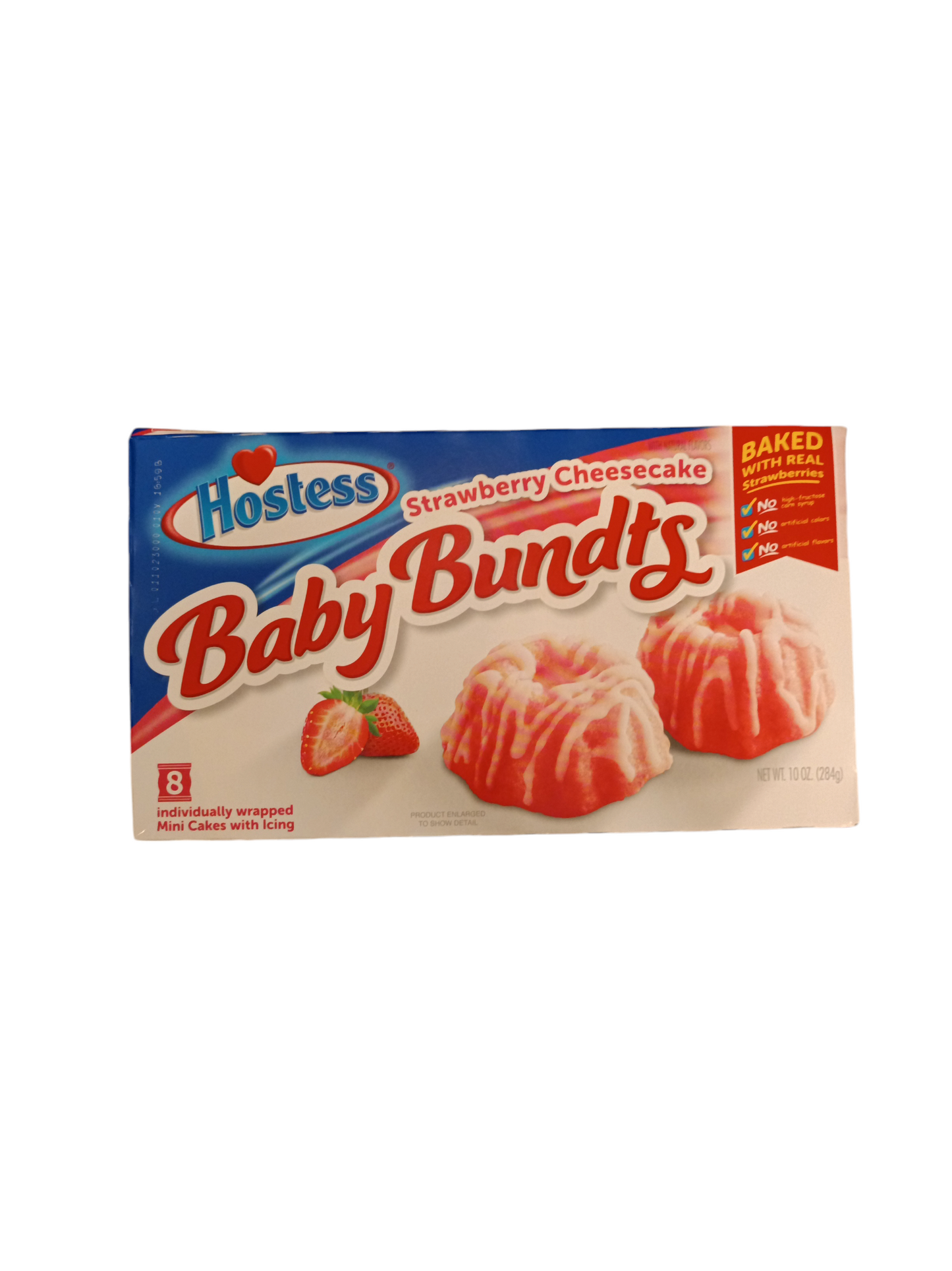 Hostess Baby Bundts Strawberry Cheesecake