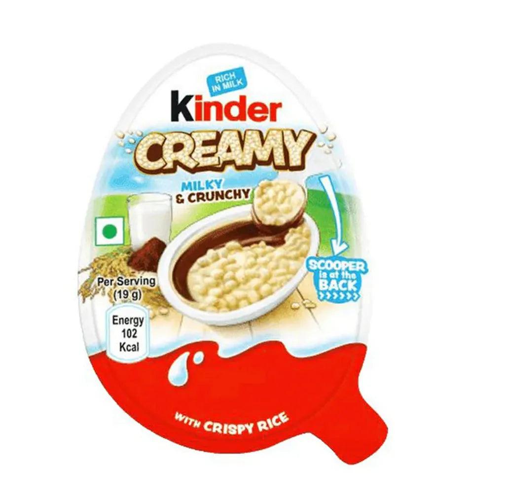 Kinder Creamy Milky & Crunchy 19g - Lovscandy