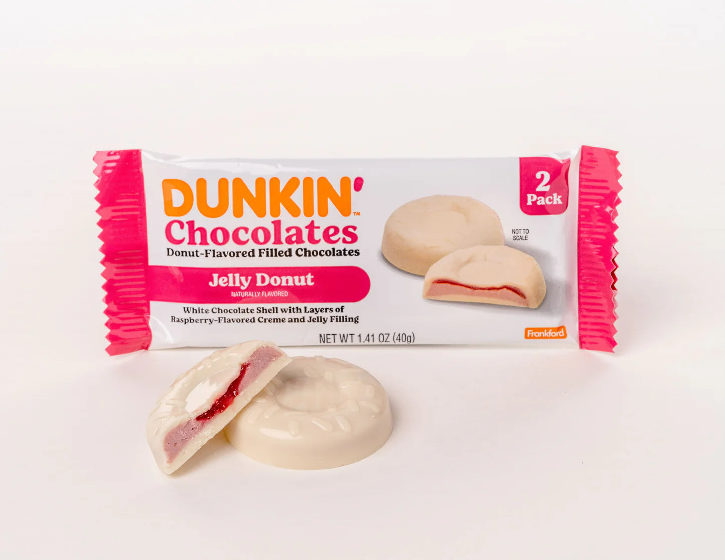 Dunkin Donuts Chocolate Jelly Donut