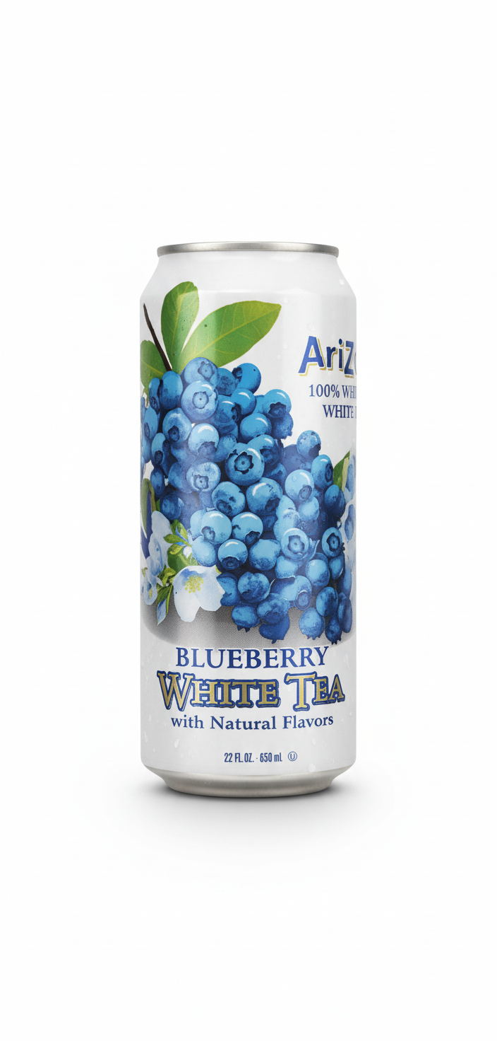 Arizona Blueberry White Tea 650ml