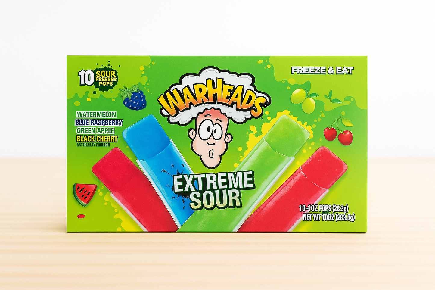 Warheads extreme sour wassereis